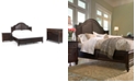 Furniture Paula Deen Bedroom Furniture, Steel Magnolia Tobacco Finish King 3 Piece Set (Bed, Dresser and Nightstand)